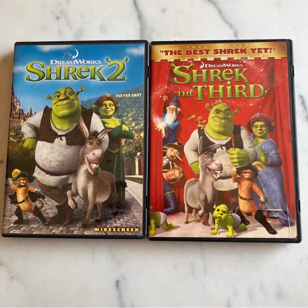 Shrek 2 and Shrek the Third DVD Set